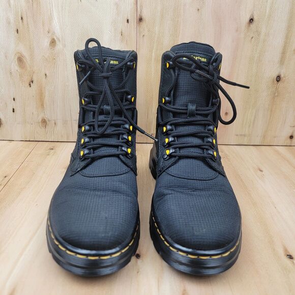 Dr Martens CombsTech 11 Boots Canvas Black Unisex Men’s Size 7 Women\'s 8 main image 6